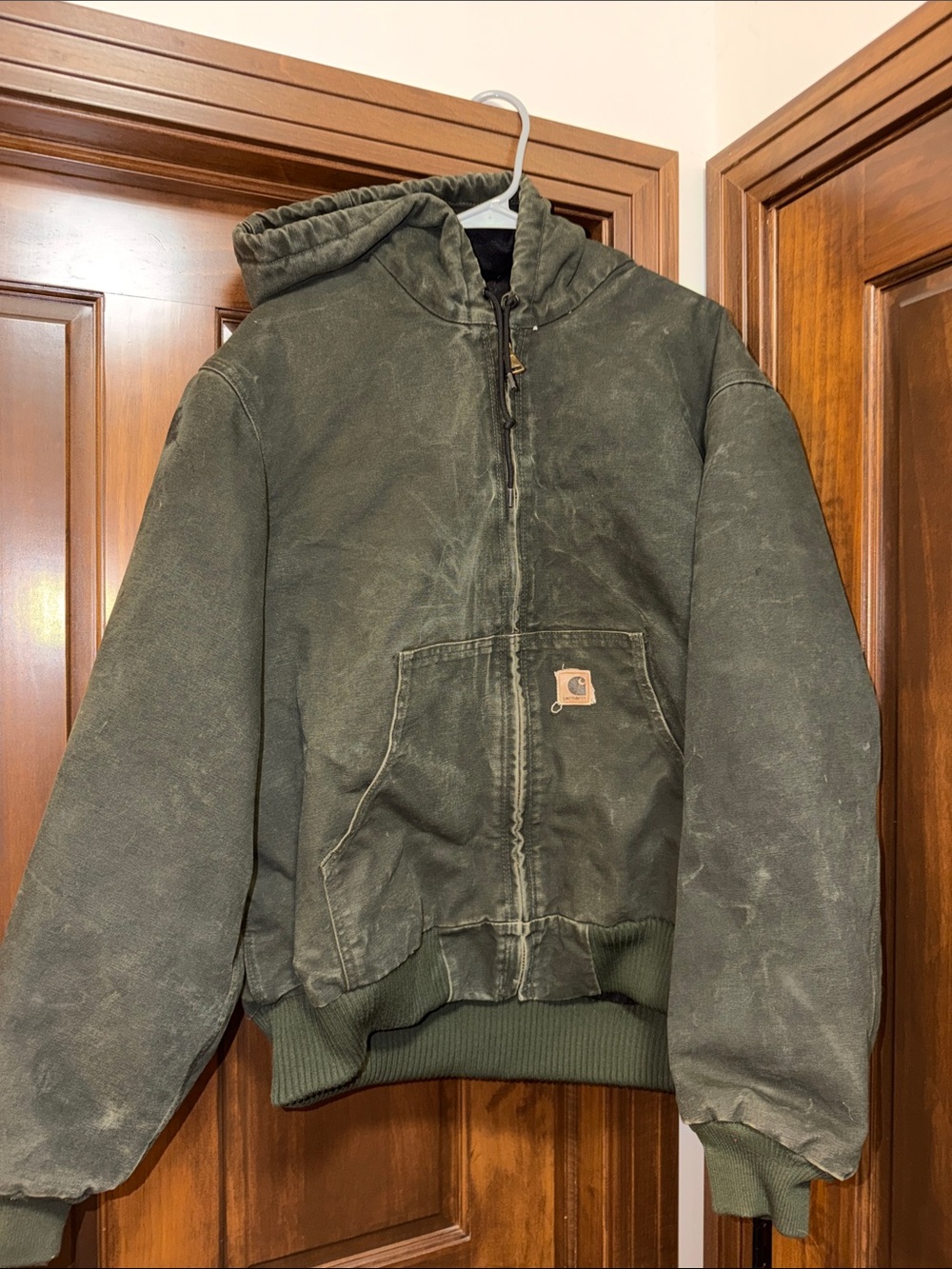 Carhartt Y2k Hooded Work Jacket - J130 Mos